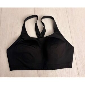 Athleta Phenomena High Impact Wireless Sports Bra Sz 36D Black